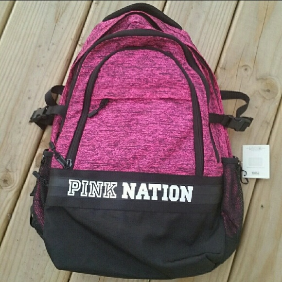 🆕PINK VS 2017 Pink Nation Campus  Backpack - Picture 2 of 5